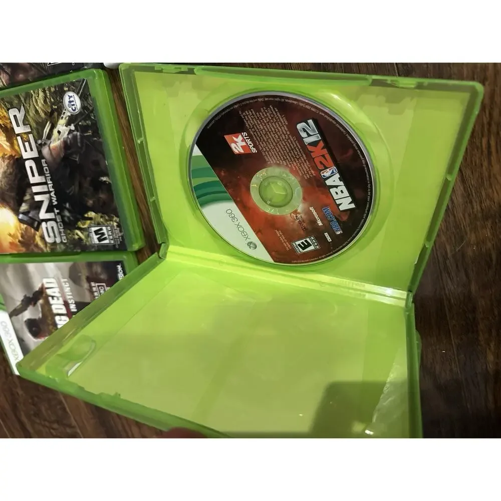 Xbox 360 Games Lot of 6 Mortal Combat Walking Dead NBA 2k12 Dance Central